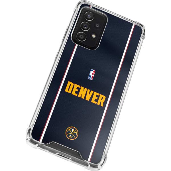 NBA Denver Nuggets Jersey Galaxy A72 5G Clear Case