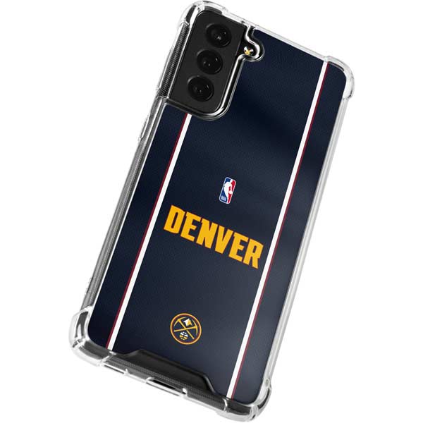 NBA Denver Nuggets Jersey Galaxy S21 FE Clear Case