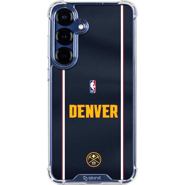 NBA Denver Nuggets Jersey Galaxy S25 Plus Clear Case