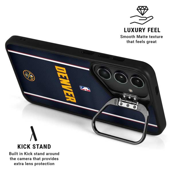 NBA Denver Nuggets Jersey Galaxy S25 Plus Kickstand Case