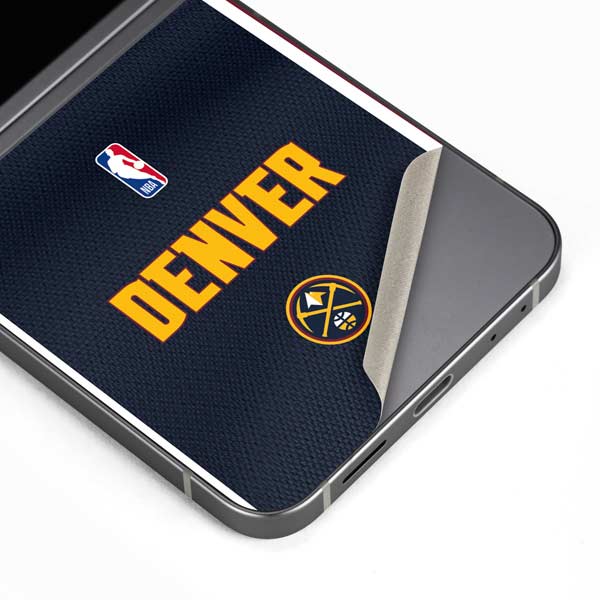 NBA Denver Nuggets Jersey Galaxy Z Flip6 Skin
