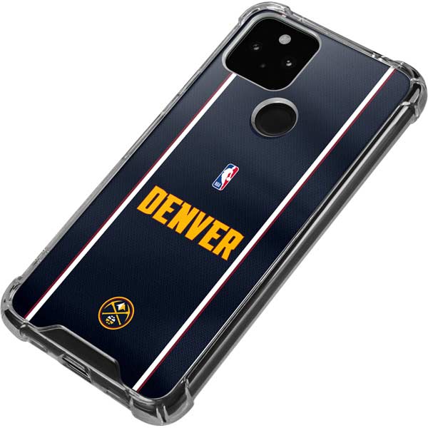 NBA Denver Nuggets Jersey Google Pixel 4a 5G Clear Case