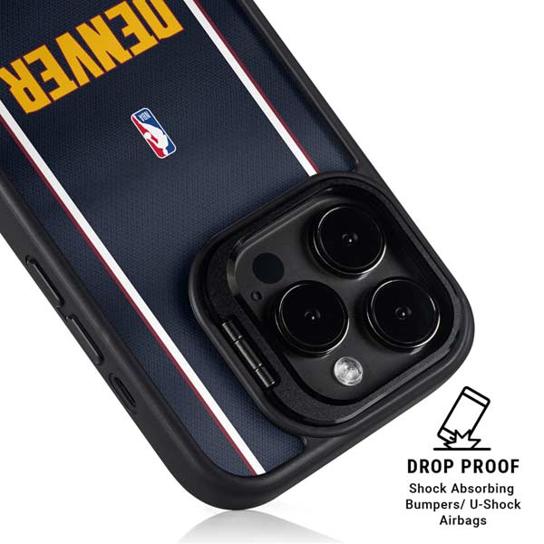 NBA Denver Nuggets Jersey iPhone 14 Pro Kickstand Case