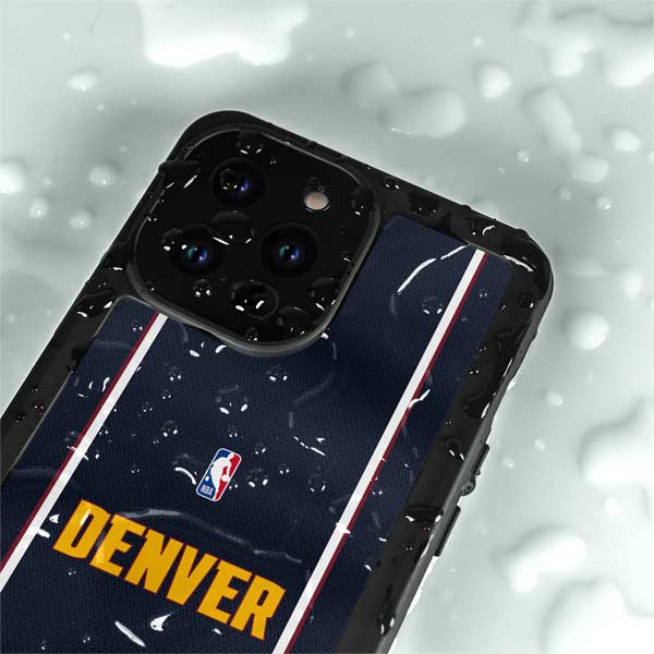 NBA Denver Nuggets Jersey iPhone 14 Pro Waterproof Case