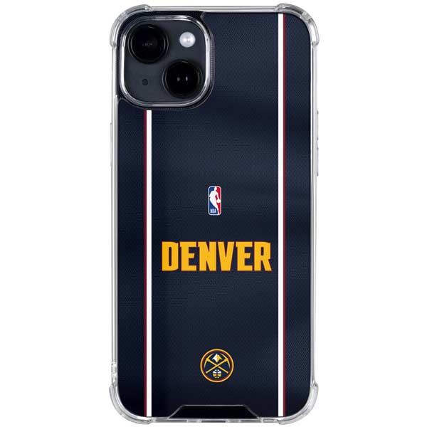 NBA Denver Nuggets Jersey iPhone 15 Clear Case