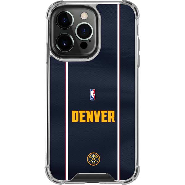NBA Denver Nuggets Jersey iPhone 15 Pro Clear Case