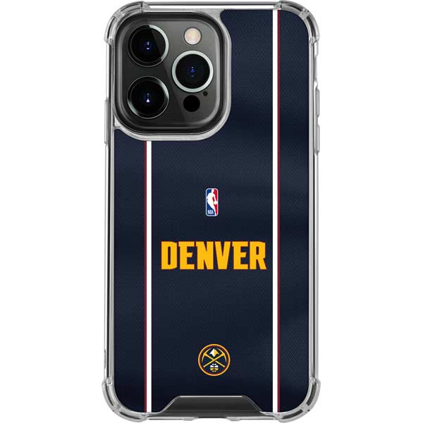 NBA Denver Nuggets Jersey iPhone 15 Pro Max Clear Case