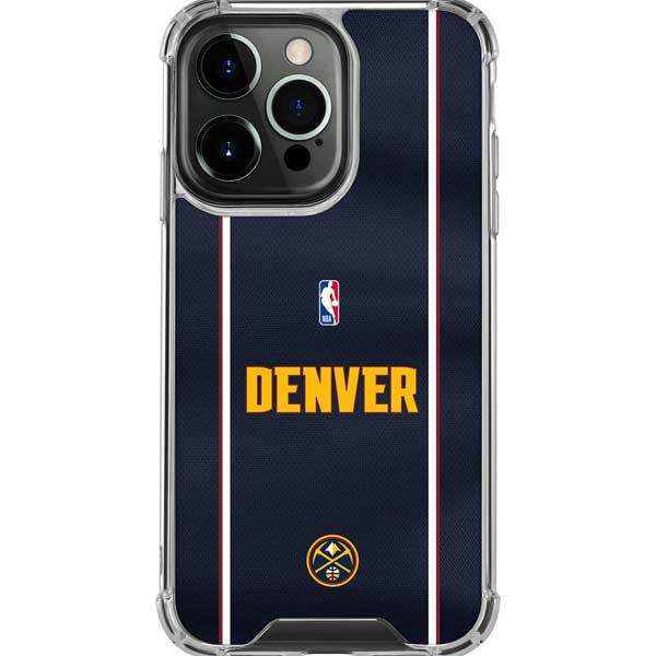 NBA Denver Nuggets Jersey iPhone 16 Pro Max Clear Case