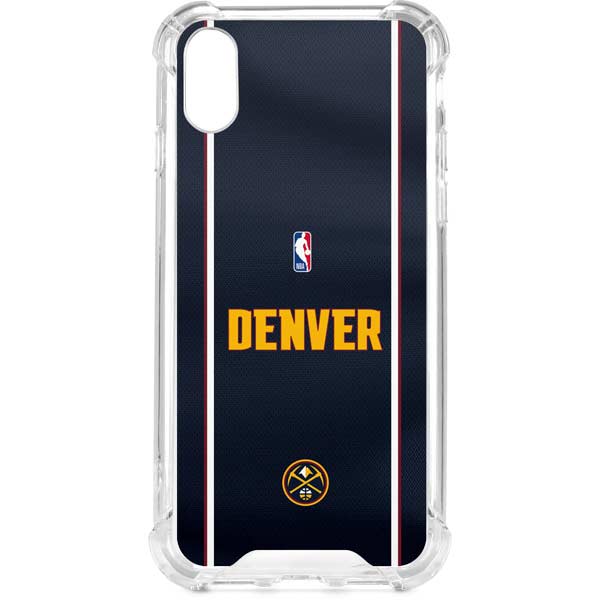 NBA Denver Nuggets Jersey iPhone XS Clear Case