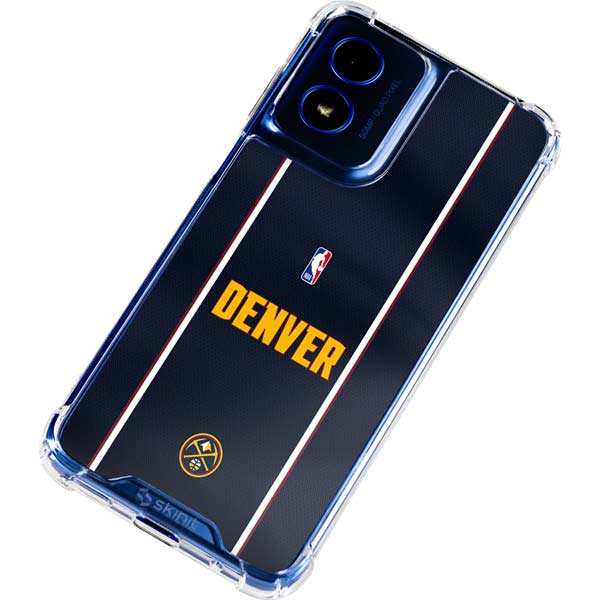 NBA Denver Nuggets Jersey Moto G Play 4G (2024) Clear Case