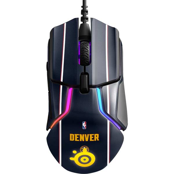 NBA Denver Nuggets Jersey SteelSeries Rival 600 Gaming Mouse Skin