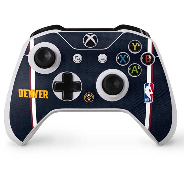 NBA Denver Nuggets Jersey Xbox One S Console and Controller Bundle Skin