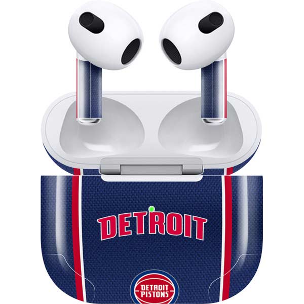 NBA Detroit Pistons Jersey Apple AirPods (3rd Gen 2021) Skin