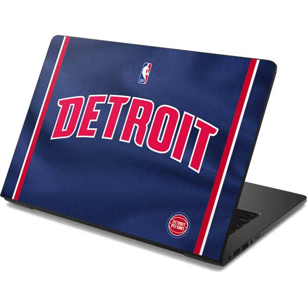 NBA Detroit Pistons Jersey Dell Chromebook Skin