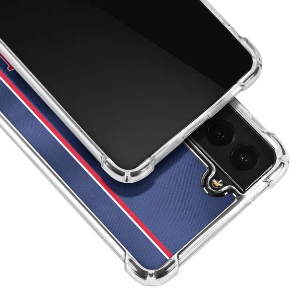 NBA Detroit Pistons Jersey Galaxy S21 FE Clear Case