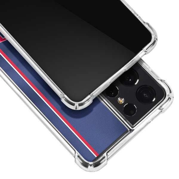 NBA Detroit Pistons Jersey Galaxy S21 Ultra 5G Clear Case
