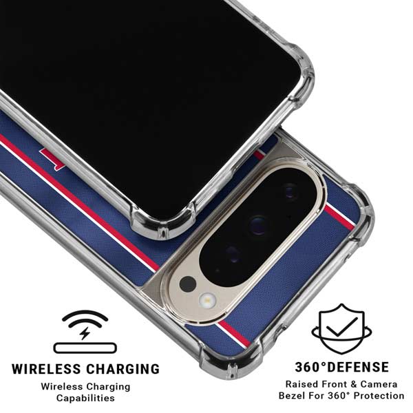 NBA Detroit Pistons Jersey Google Pixel 9/9 Pro Clear Case