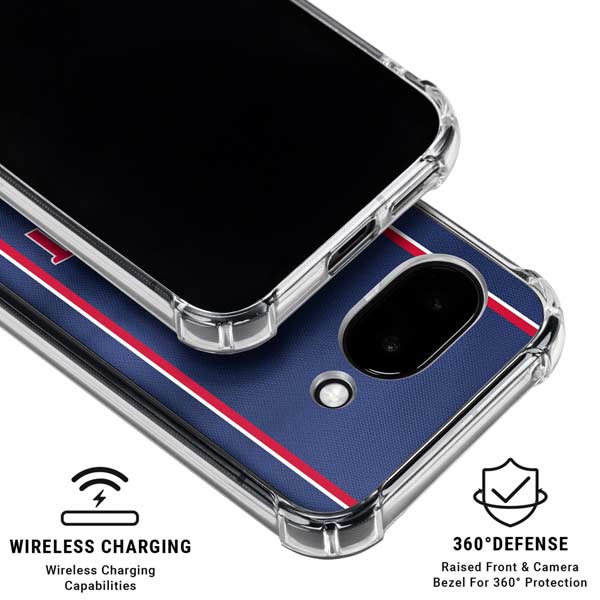 NBA Detroit Pistons Jersey Google Pixel 9a Clear Case