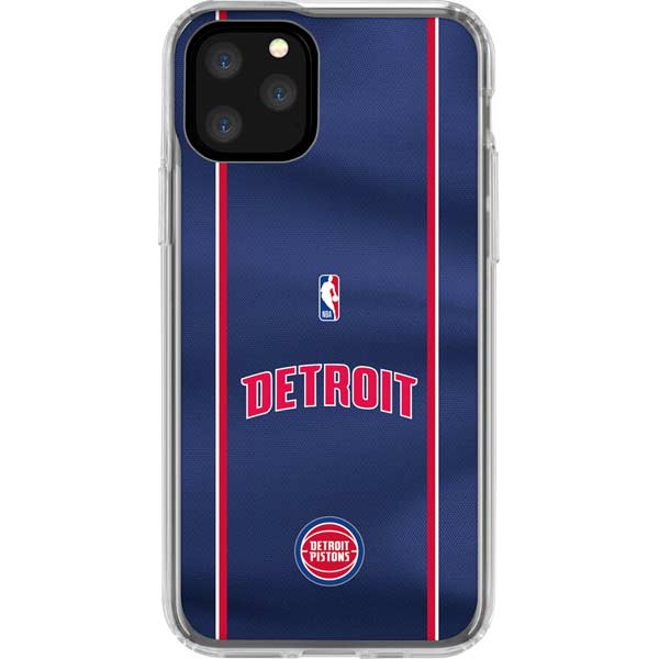 NBA Detroit Pistons Jersey iPhone 11 Pro Clear Case