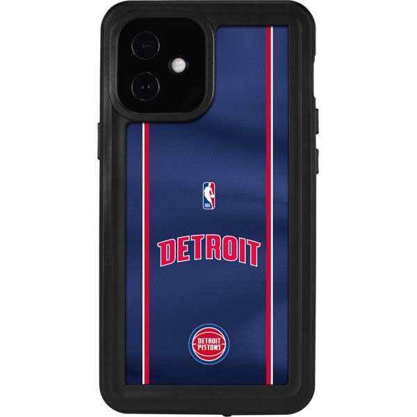 NBA Detroit Pistons Jersey iPhone 12 Mini Waterproof Case