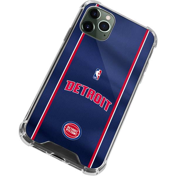 NBA Detroit Pistons Jersey iPhone 12 Pro Clear Case