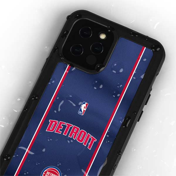 NBA Detroit Pistons Jersey iPhone 12 Pro Max Waterproof Case