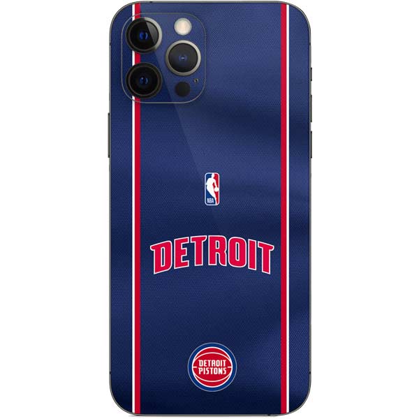 NBA Detroit Pistons Jersey iPhone 12 Pro Skin