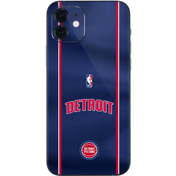 NBA Detroit Pistons Jersey iPhone 12 Skin