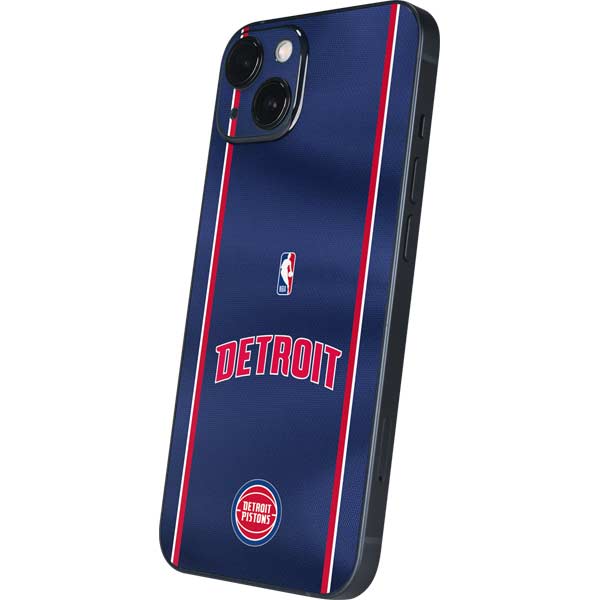 NBA Detroit Pistons Jersey iPhone 15 Plus Skin