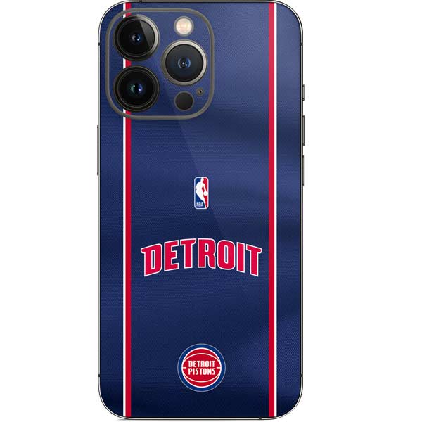 NBA Detroit Pistons Jersey iPhone 15 Pro Skin