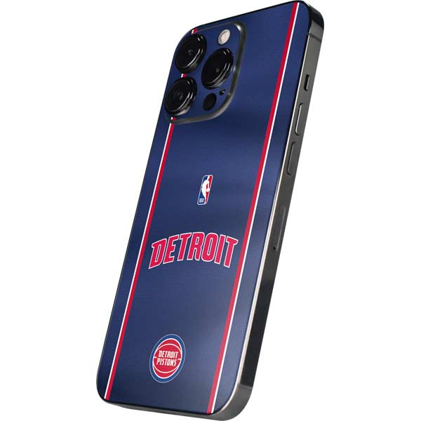 NBA Detroit Pistons Jersey iPhone 15 Pro Skin