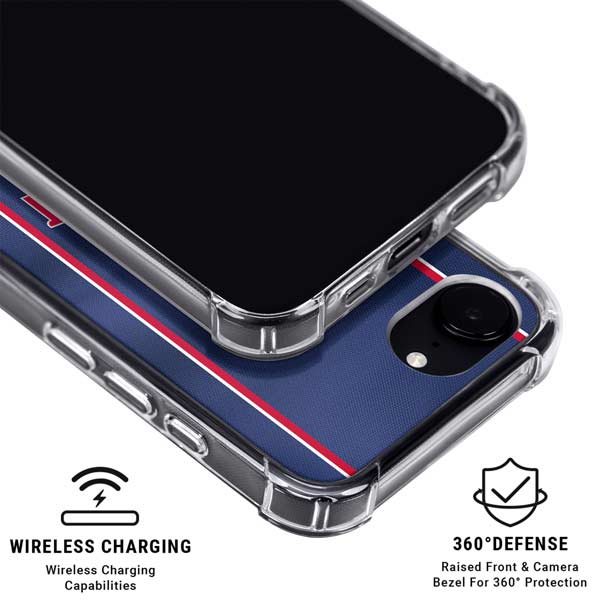 NBA Detroit Pistons Jersey iPhone 16e Clear Case