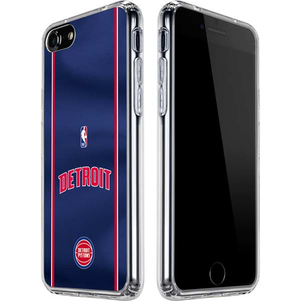 NBA Detroit Pistons Jersey iPhone SE (2nd & 3rd Gen) Clear Case