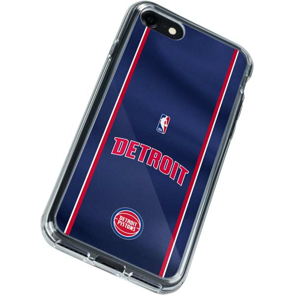 NBA Detroit Pistons Jersey iPhone SE (2nd & 3rd Gen) Clear Case