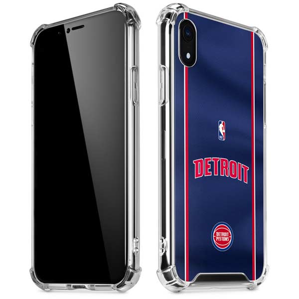 NBA Detroit Pistons Jersey iPhone XR Clear Case