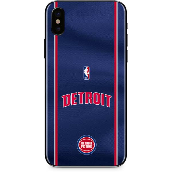 NBA Detroit Pistons Jersey iPhone XS Skin