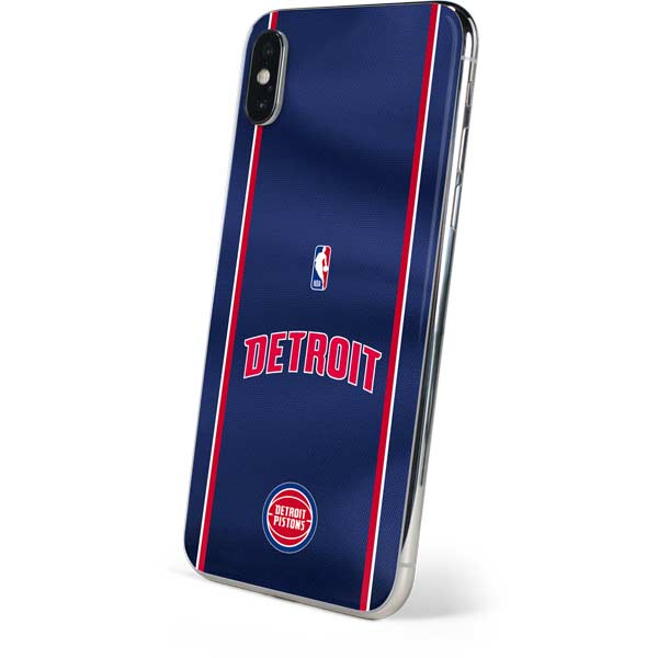 NBA Detroit Pistons Jersey iPhone XS Skin