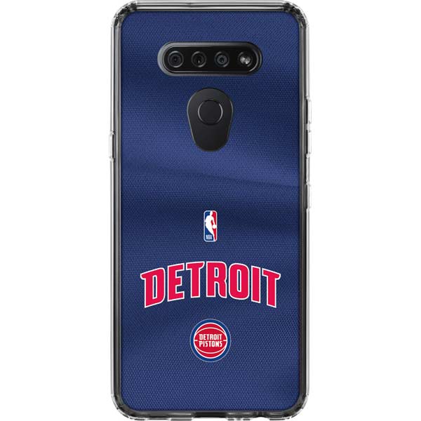 NBA Detroit Pistons Jersey LG K51/Q51 Clear Case