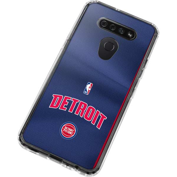 NBA Detroit Pistons Jersey LG K51/Q51 Clear Case