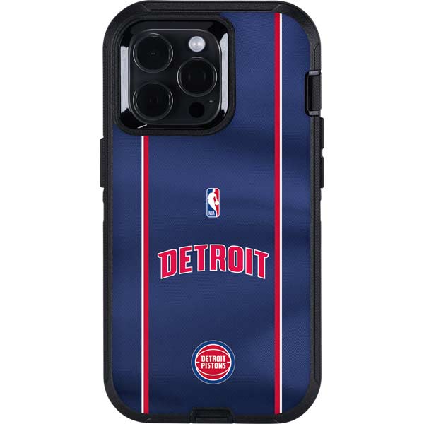 NBA Detroit Pistons Jersey Otterbox Defender iPhone Skin