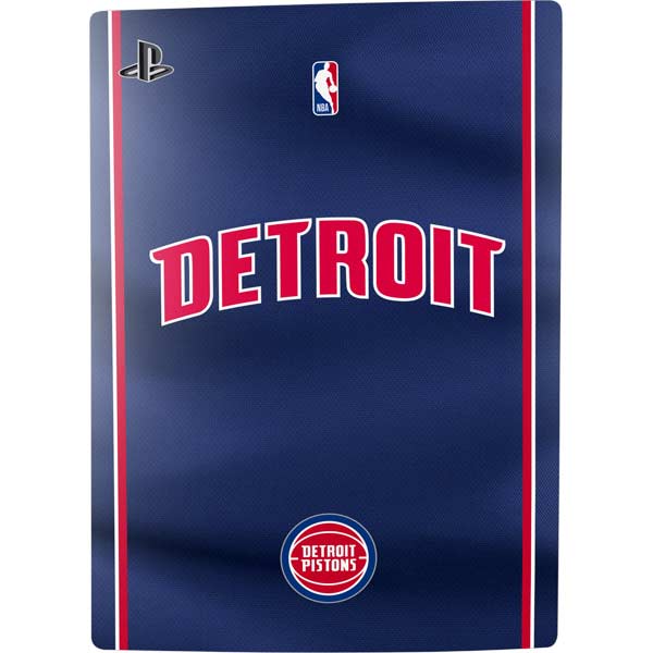 NBA Detroit Pistons Jersey PS5 Console Skin
