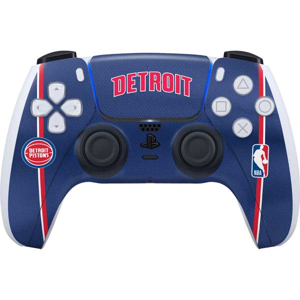 NBA Detroit Pistons Jersey PS5 Controller Skin