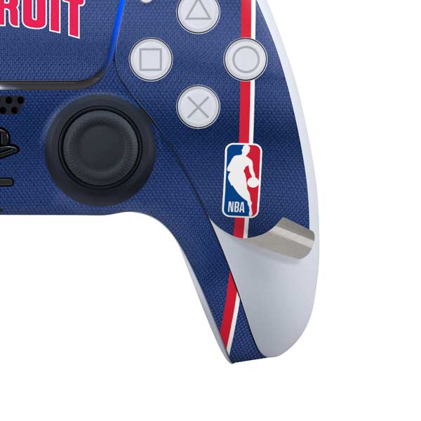 NBA Detroit Pistons Jersey PS5 Controller Skin