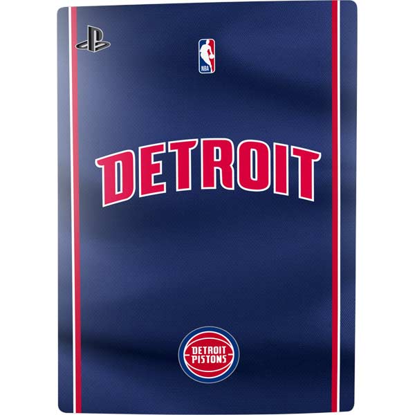 NBA Detroit Pistons Jersey PS5 Digital Edition Console Skin