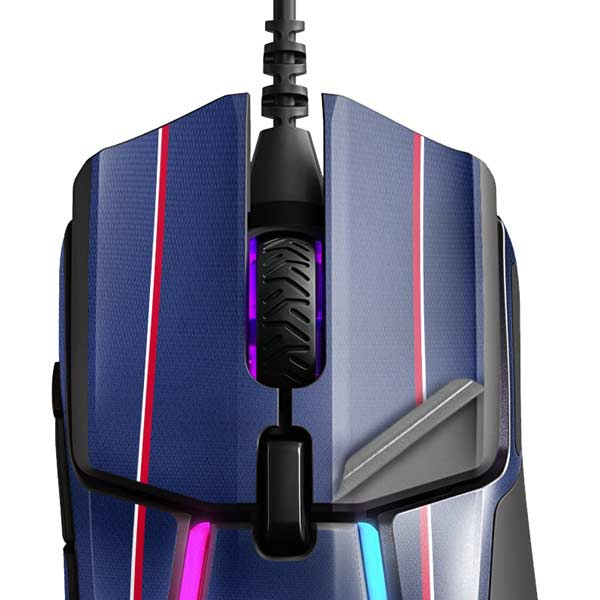 NBA Detroit Pistons Jersey SteelSeries Rival 600 Gaming Mouse Skin