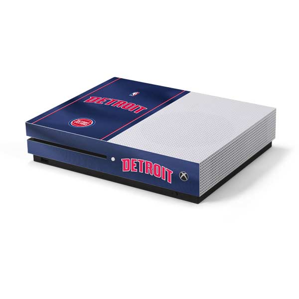 NBA Detroit Pistons Jersey Xbox One S Console Skin