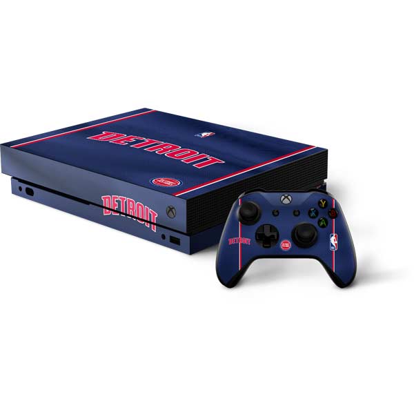 NBA Detroit Pistons Jersey Xbox One X Bundle Skin