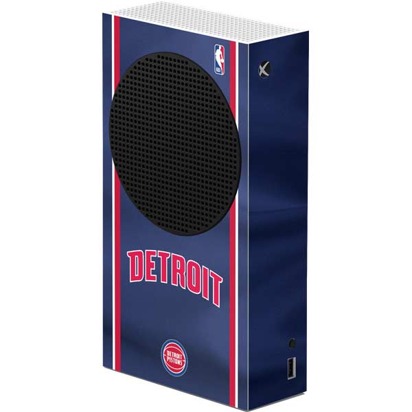 NBA Detroit Pistons Jersey Xbox Series S Console Skin