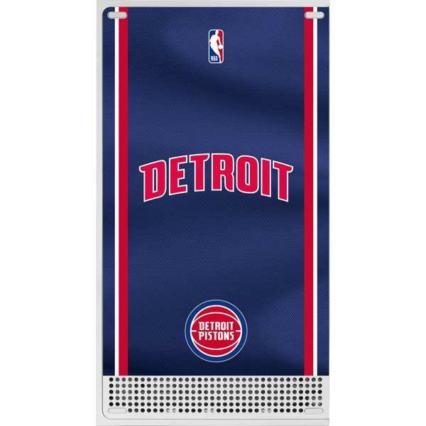 NBA Detroit Pistons Jersey Xbox Series S Console Skin