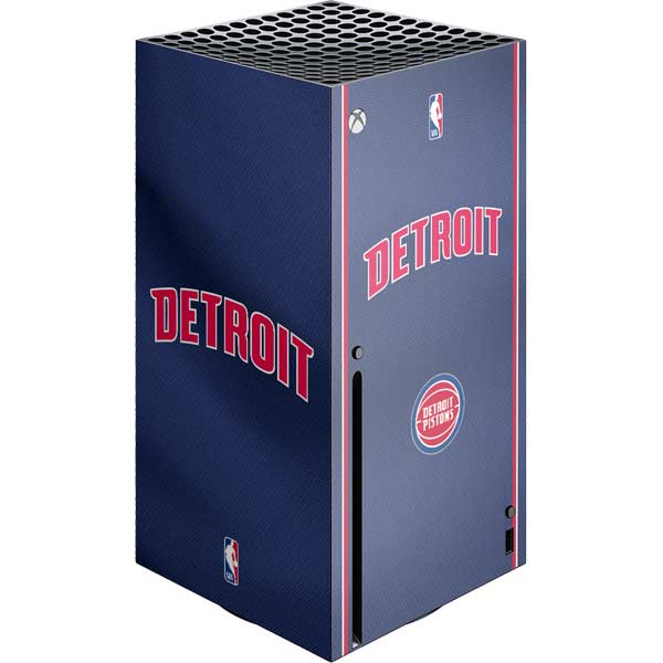 NBA Detroit Pistons Jersey Xbox Series X Console Skin